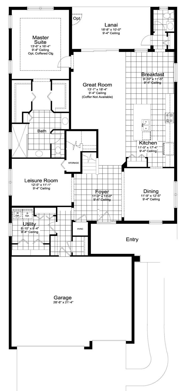 Silver Mist 3 Floor Plan in Coastal Key, Fort Myers by Neal Communities, 4 Bedrooms, 3.5 Bathrooms, 3 Car garage, 2,913 Square feet, 2 Story home